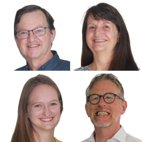 Modulbegleiter EPIB: Dr. Markus Rohner, Bernadette Rohner, Michèle Rohner, Jeannette Rohner, Bruno Zach